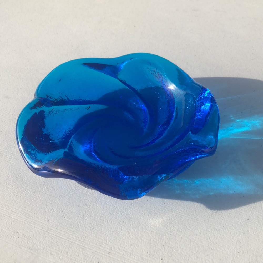 Vintage Blue Glass